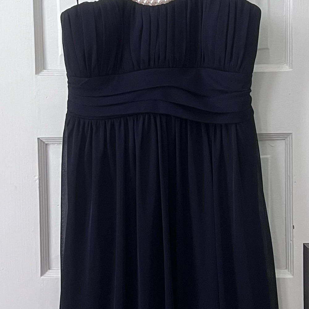 Elegant Navy Cocktail Dress